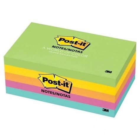 

STICKY NOTES 3M POST IT 655 76 X 125 WARNA 100LBR MEMO TEMPEL 655-5UC murah