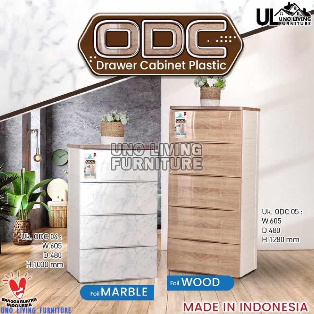 LEMARI PAKAIAN PLASTIK OLYMPLAST LACI ODC MARBLE ODC WOOD ODC MODERN ODC 4 SUSUN ODC 5 SUSUN