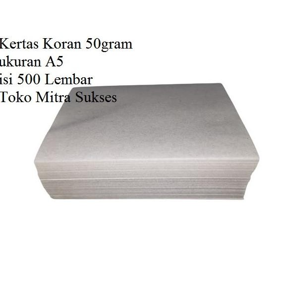 

Kertas Koran A5 50gram isi 500 Lembar murah