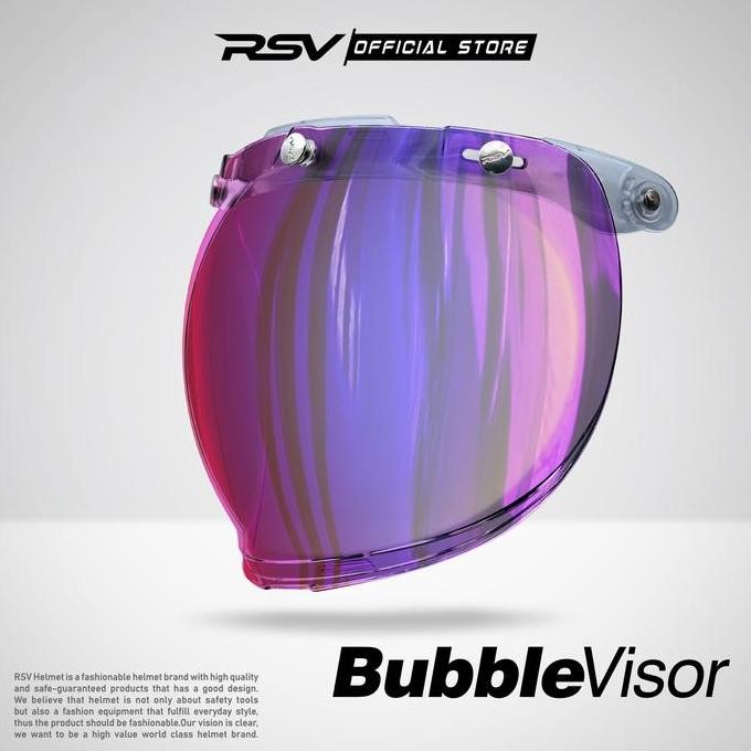 RSV Kaca Helm Visor Bubble Retro Odezzy & Classic - All Warna RSV Helmets