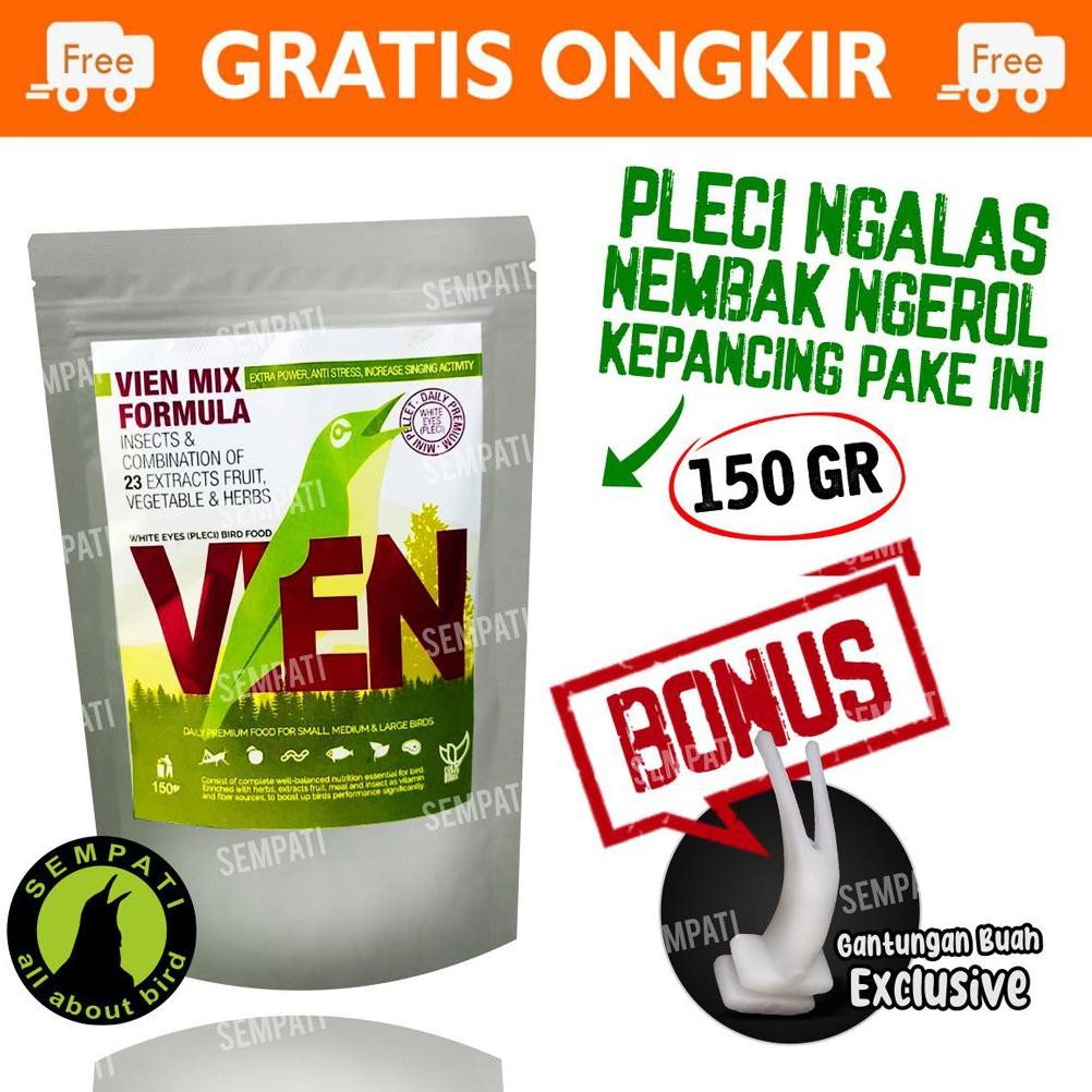 vf-52 wd-54 SEMPATI VIEN MIX FORMULA INSECT BLEND WITH VEGETABLE VOER PUR PAKAN BURUNG PLECI MURAI T