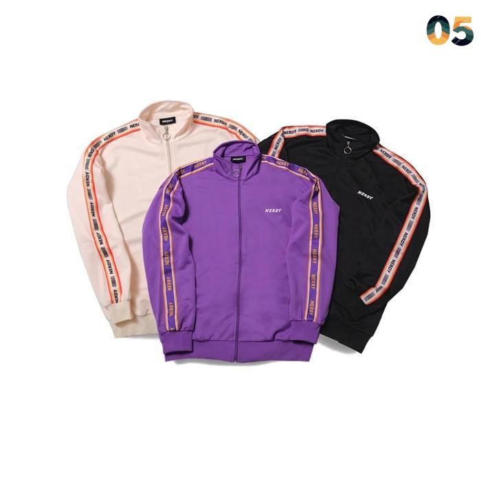 original nerdy logo tape track jacket