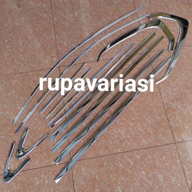 New Lis list kaca samping window liner All new Avanza Xenia full keliling