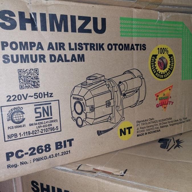 Murah Shimizu Pc 268 Bit Jet Pump Sumur Dalam Tanpa Mata Jet Dan Tabung.