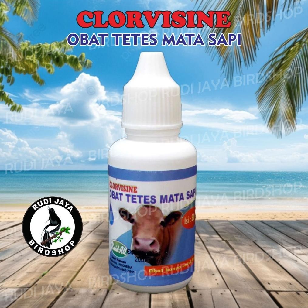Cod Clorvisine Clor Visine Clorvisin Klorvisin Klor Visin Obat Tetes Mata 30 Ml Raid-All Untuk Sapi 
