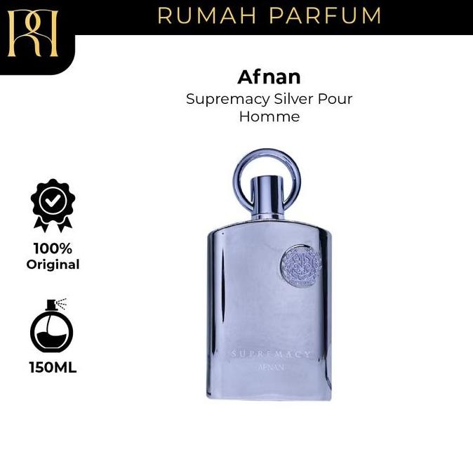 Jual Murah Afnan Supremacy Silver Pour Homme 150 Ml Parfum Pria Perfume Wangi Terlaris..