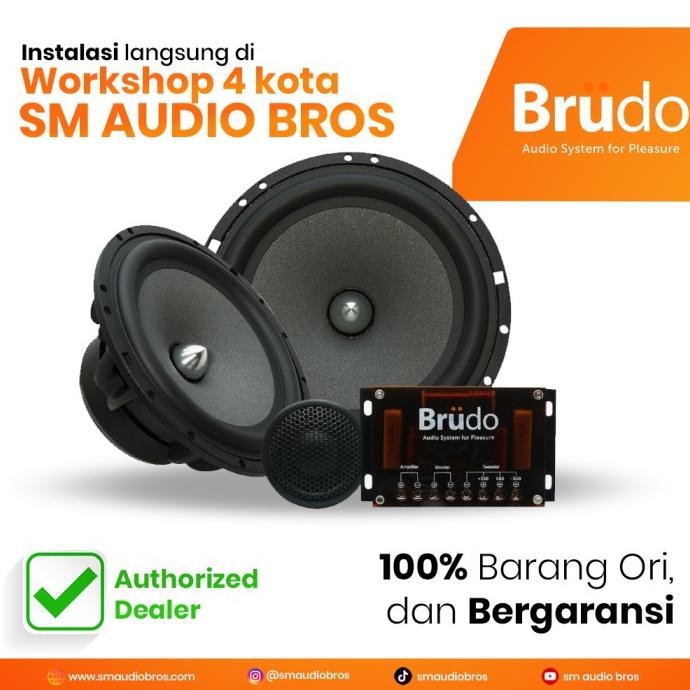 Brudo Candy Speaker 2Ways Komponen