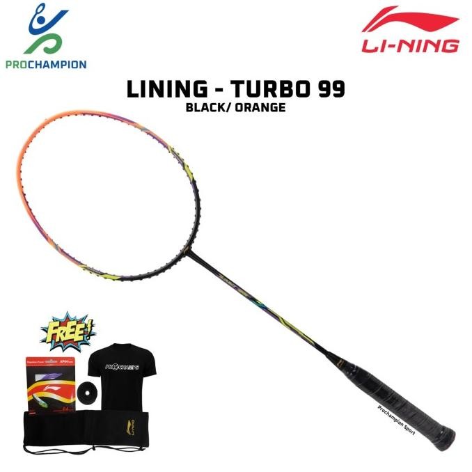 NEW LINING TURBO 99 RAKET BADMINTON ORIGINAL WS