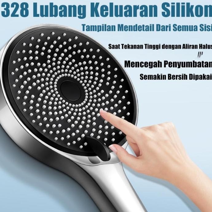 Grosir 12Cm Panel Besar Kepala Shower Kamar Mandi Jerman Dorongan Yang Kuat