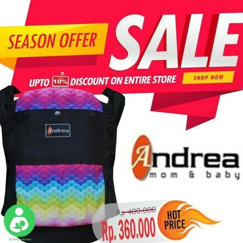ANDREA BABY CARIER  SSC - GENDONGAN BAYI SSC ANDREA STANDARD ORIGINAL DAN TERPERCAYA