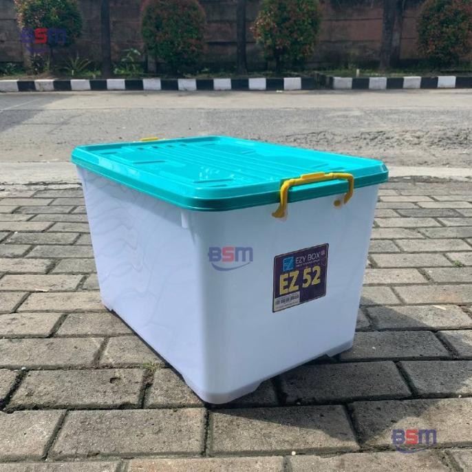 Bsm Box Plastik 52 Liter Ezy / Container Box Ezy / Kotak Penyimpanan Original