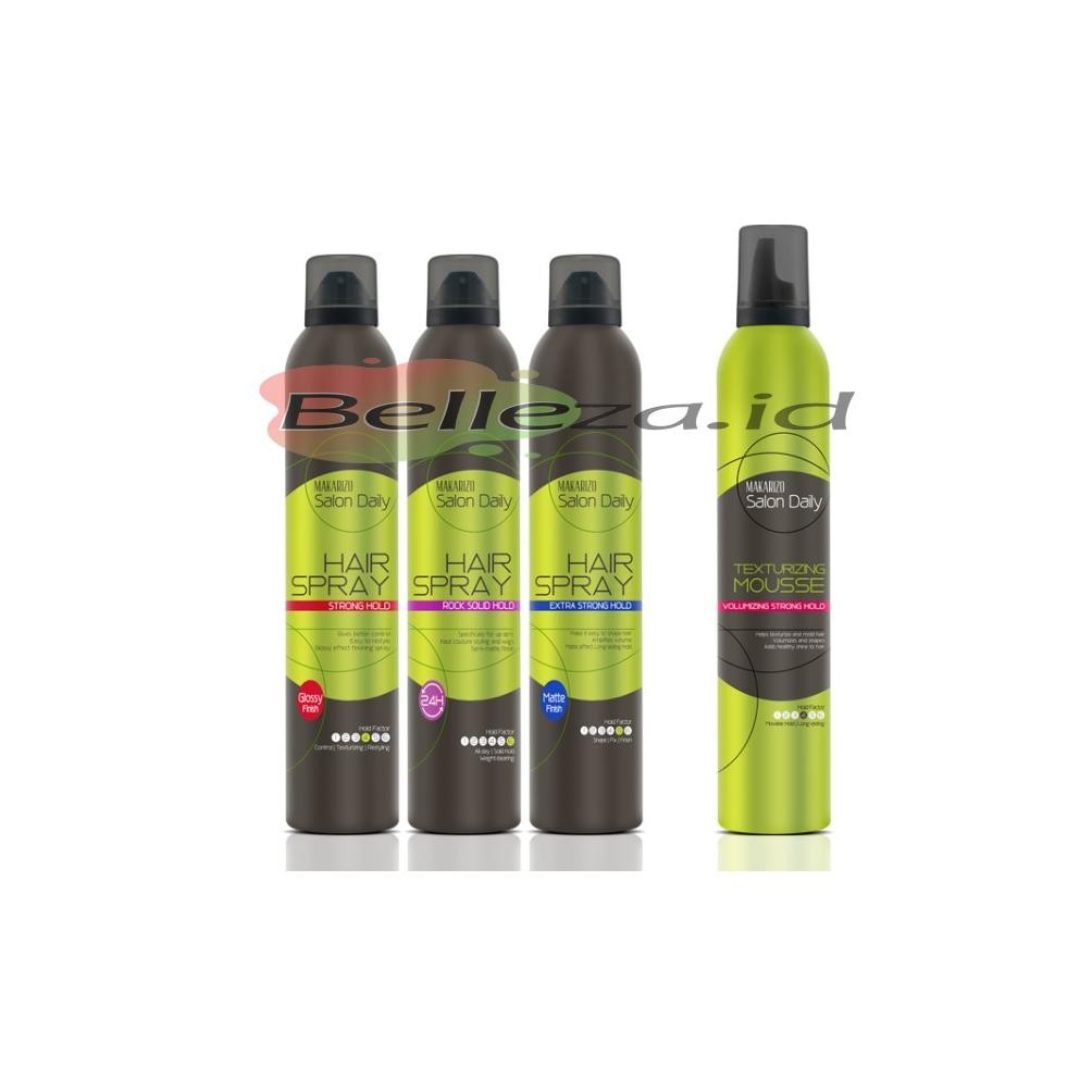 TERLARIS Makarizo Professional Salon Daily HairSpray  StrongHold/ExtraStrong/RockSolid/TexturizingMo