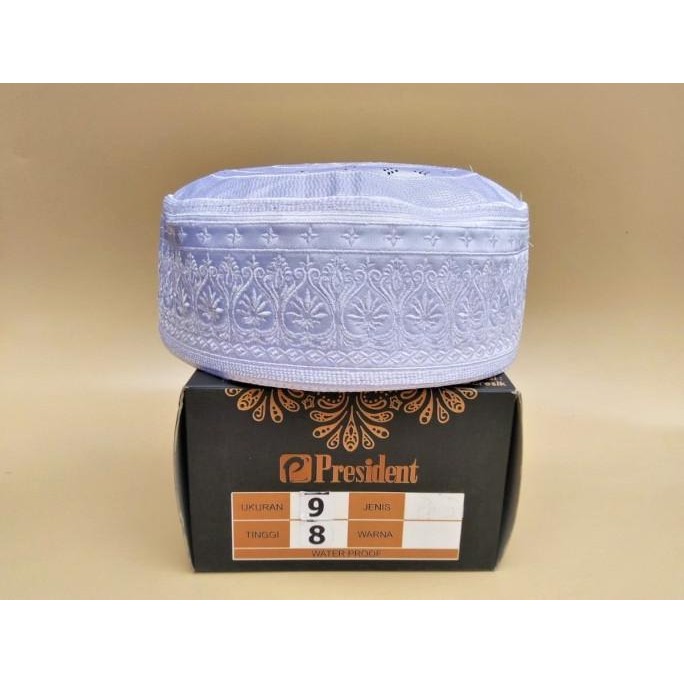 Peci Haji Peci Putih President Kopiah Songkok Haji Putih Al Hafidz