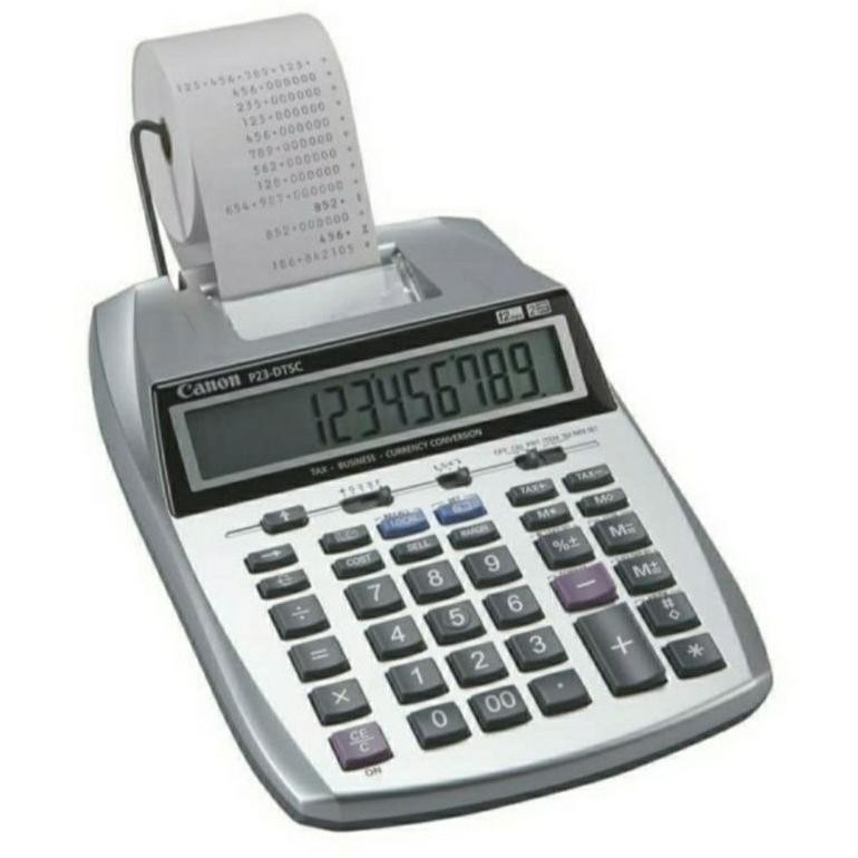 

Oz67 Canon P23 Dtc - Calculator Printing / Kalkulator Struk Print P 23Dtc Berkualitas