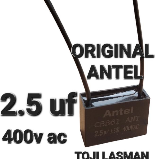 2.5uf 2,5 2.5 uf 400v 450v 400 450 v volt capasitor kipas angin fan tojil4 Kualitas Baik