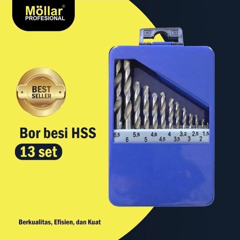Fx-23 Tre-57 Mata Bor Besi Set Mollar / Mata Bor Kayu Set Mollar / Mata Bor Set 13Pcs Mollar / Mata 