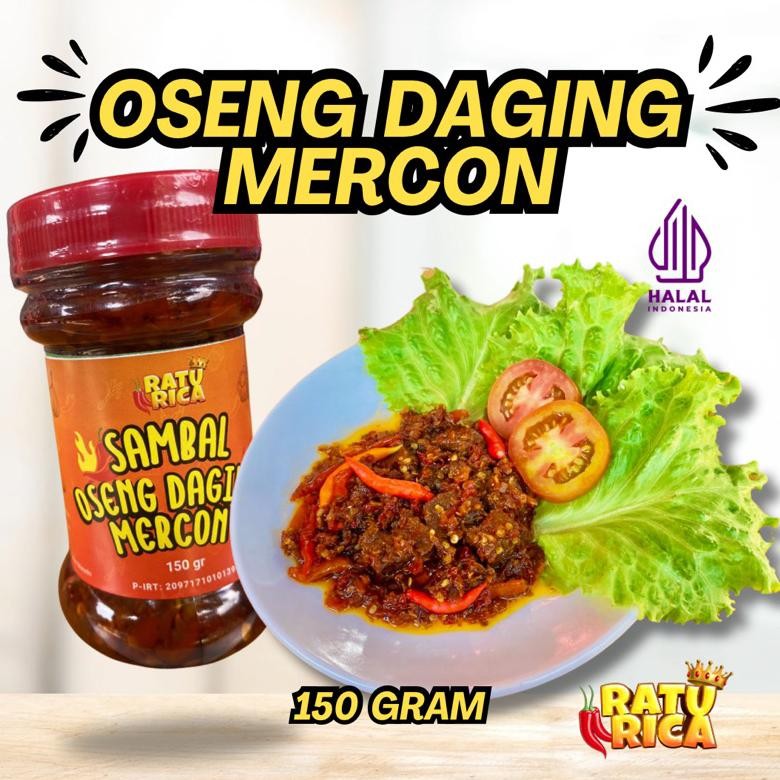 

TERLARIS D- Ratu rica 150 gr kemasan toples bisa COD seluruh Indonesia [OSENG DAGING MERCON] Siap kirim