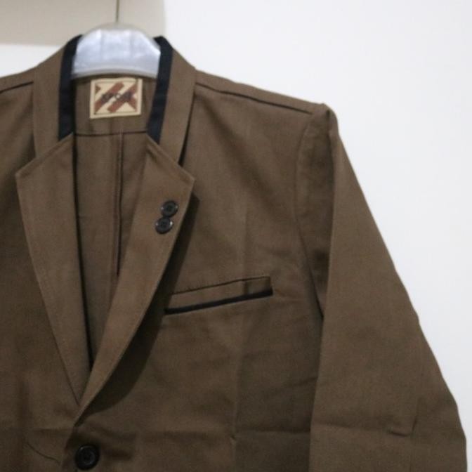 jas masa kini /Blezer pria /semi jas hitam ZS