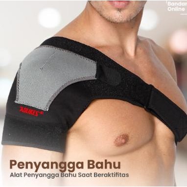 Body Support Deker Dekker Pelindung Lengan Bahu Tangan Cedera Olahraga AS99