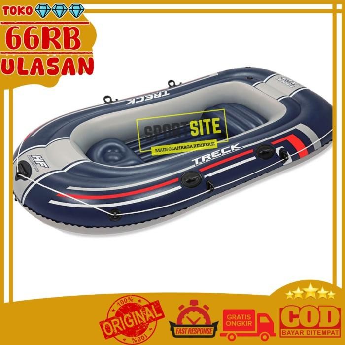 Bestway Hydro Force Treck X2 Boat Set Perahu Karet + Dayung + Pompa Original Dan Terpercaya