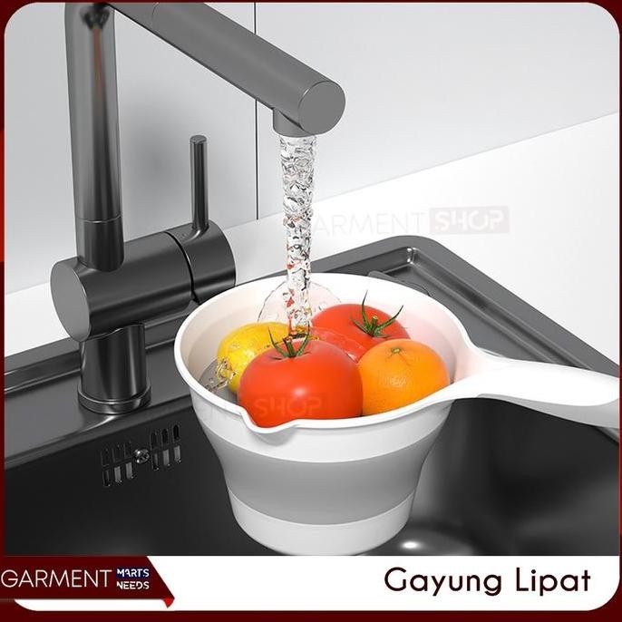 GAYUNG MANDI LIPAT SILIKON PORTABLE EMBER AIR TRAVELING GAYUNG CAMPING FODABLE MULTIFUNGSI