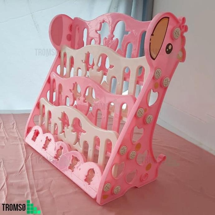 Tromso Rak Buku Anak Plastik Tebal Dual Model (2 In 1) - Medium Original