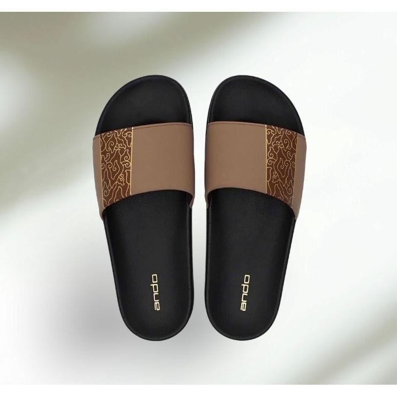 Best Ando Sandal Ando Laki Laki/Pria Sendal Cowok Sandal Slop Pria Motif Bartik Premium