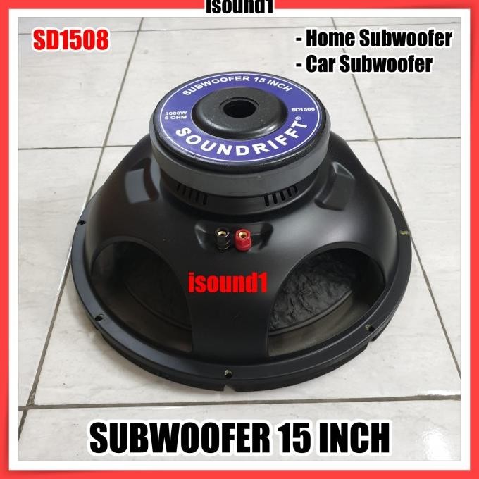 Terlaris Subwoofer 15 Inch Soundrifft Sd1508 Speaker Subwoofer 15Inch Home/Car