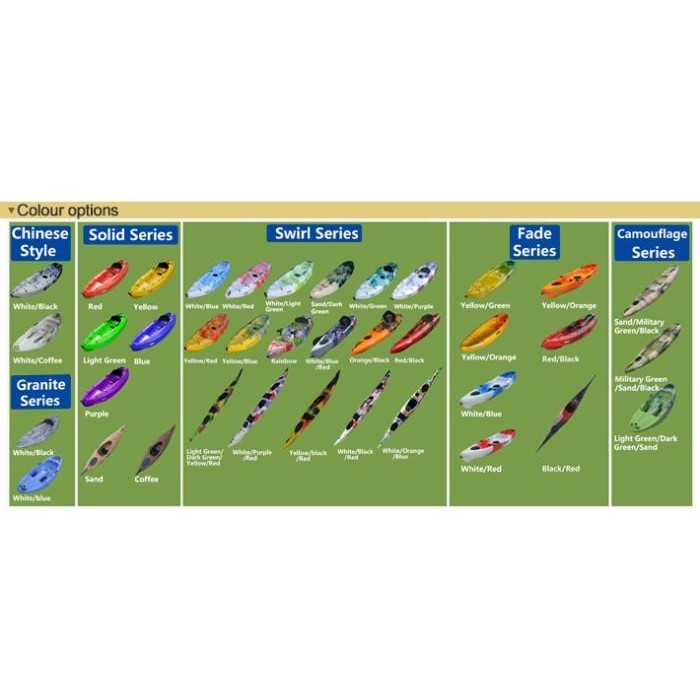 Wahana Air / Perahu Kayak / Kayak Kano Velocity 1 Free Dayung Original Dan Terpercaya