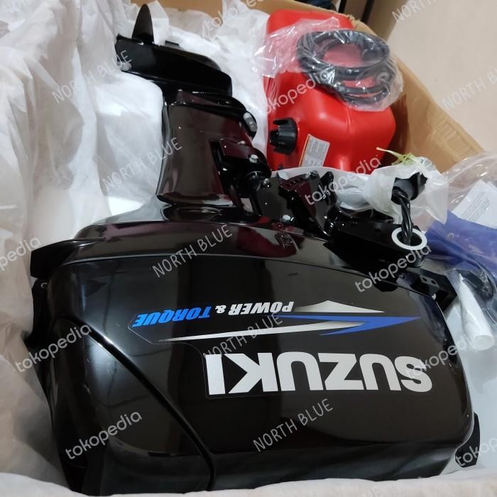 Mesin Tempel Suzuki 15Pk 2Tak Outboard Dt15Al Perahu Kapal Nelayan Original Dan Terpercaya