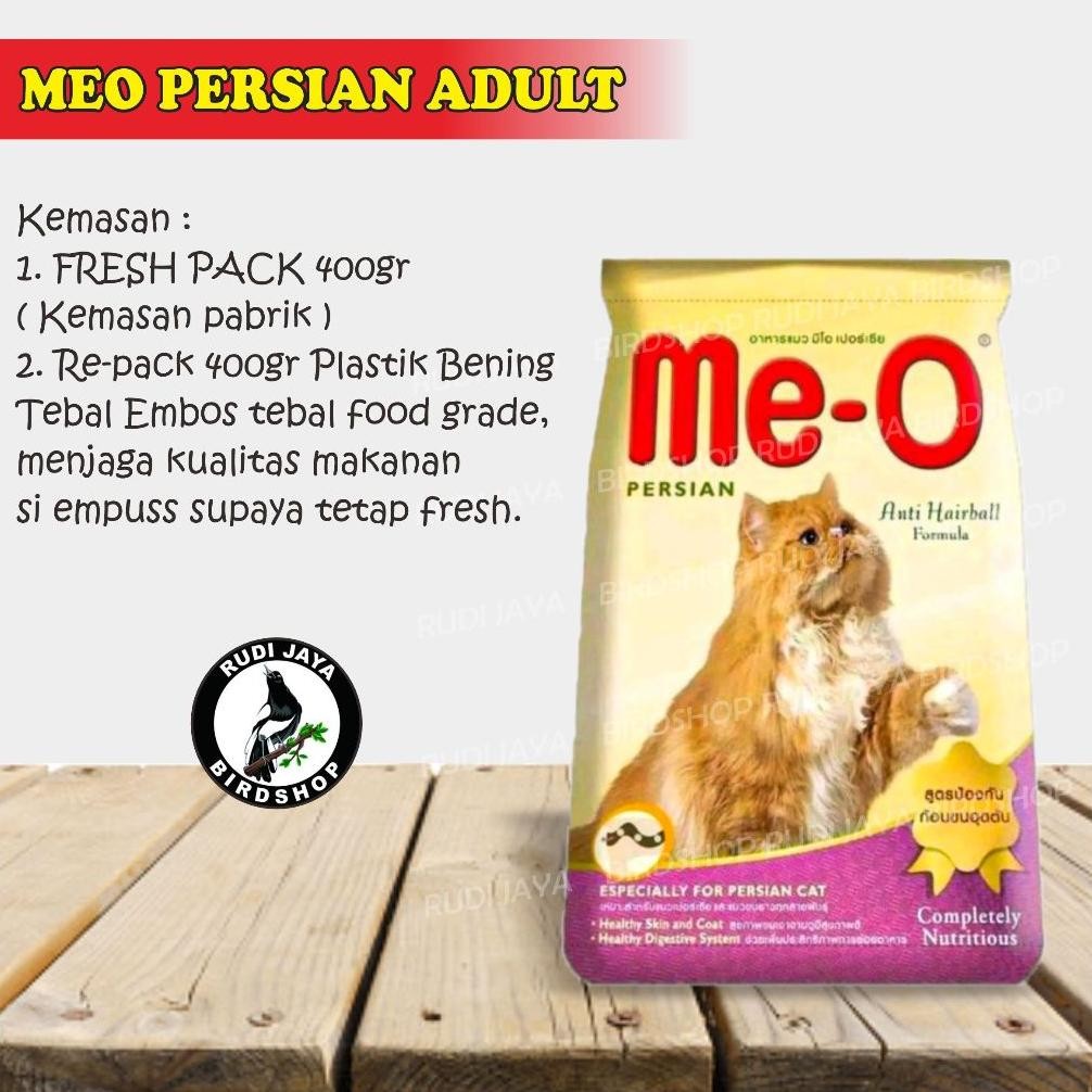 Gr-8 Lnb-1217 Meo Me-O Persian Adult 400Gram Cat Food Dry Pakan Makanan Kucing Jenis Persian Dewasa 