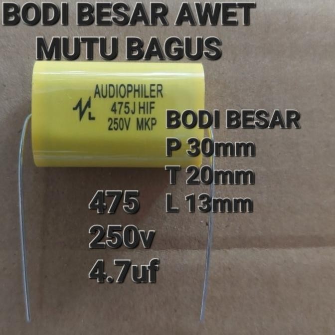 Diskon omr for audio 4.7uf 4,7uf 400v 450v 400volt 400 v volt mkpb mkp tojil4