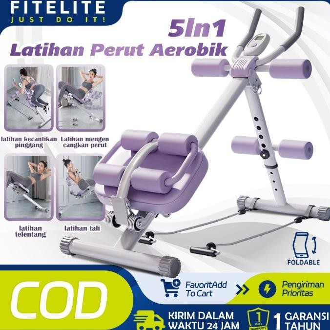Kebugaran Perut Peredam/Alat Gym Rumahan Fitness/Alat Olahraga Fitness Gym Abdominal Latihan Perut/O