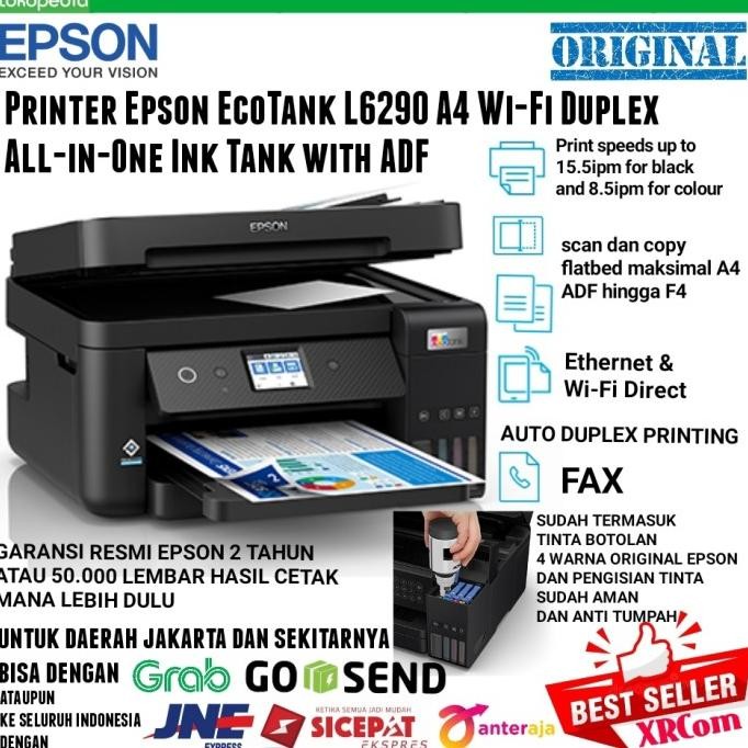 Printer Epson L6190 / l 6190 ALL IN ONE WIFI DUPLEX Pengganti L655 murah