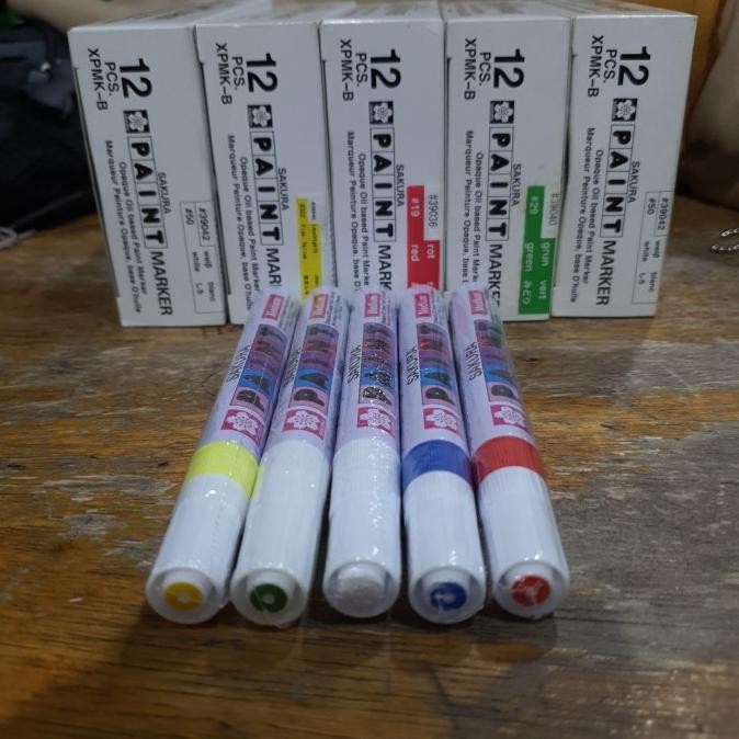 

Ready (LjT)Spidol Penanda Besi SAKURA Paint Marker - Spidol Permanen Sakura