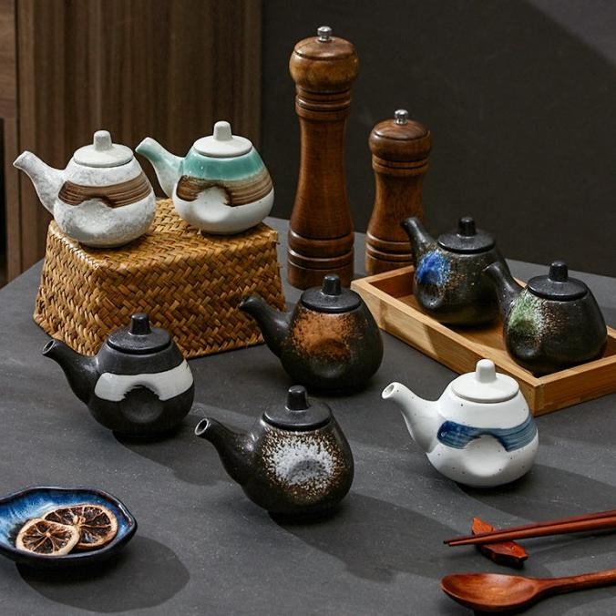 

STOK TERBATAS BOTOL CUKA/SOYU/KECAP BAHAN KERAMIK JAPANESE STYLE