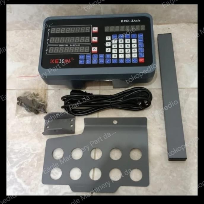 DRO 3 Axis Utk Milling, Bubut, Surface Grinding & Mesin lainnya