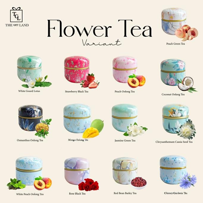 

Grosir Teh Bunga Flower Tea Rasa Herbal Kaleng Paket Minuman Premium Terlaris