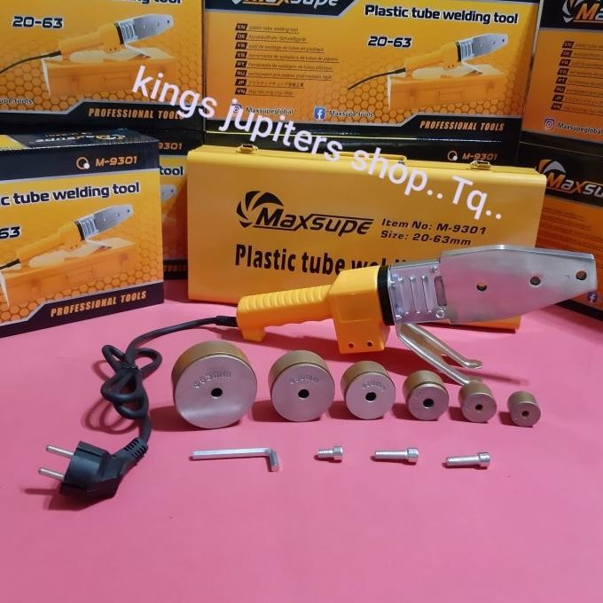 Ready Mesin las pipa PVC HDPE PPR PLASTIK MAXSUPE EDTRON KAPUSI atau LAINNYA pipe pemanas