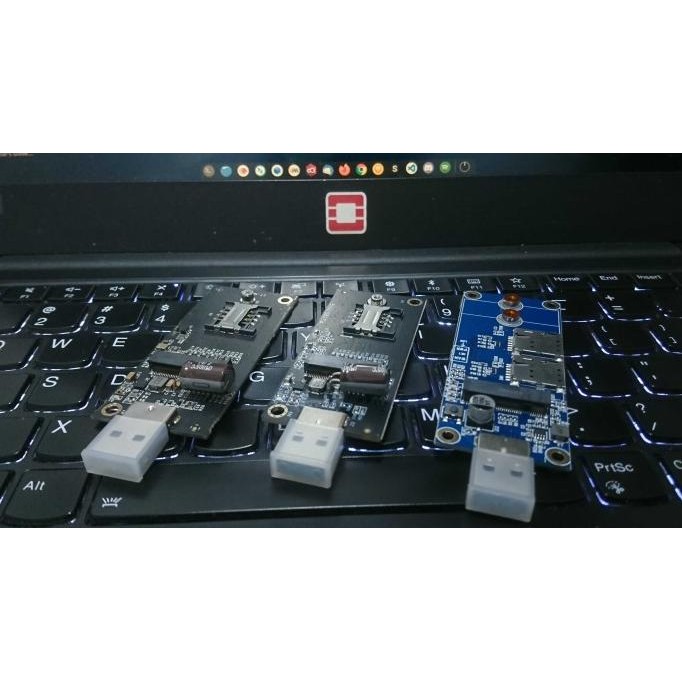 TERMURAH - Adaptor NGFF key B to USB dengan slot sim | Adaptor modem rakitan