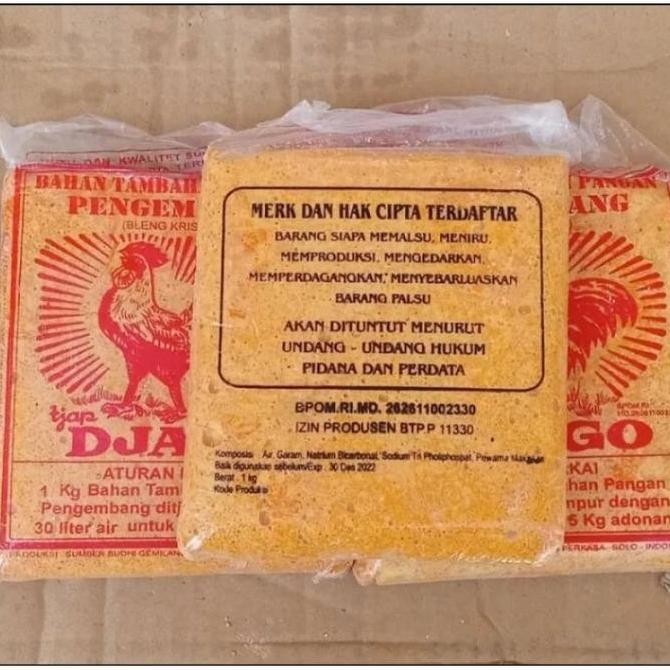 

Garam Bleng | bahan Kerupuk Gendar Puli Cap Djago (BPOM.PIRT)