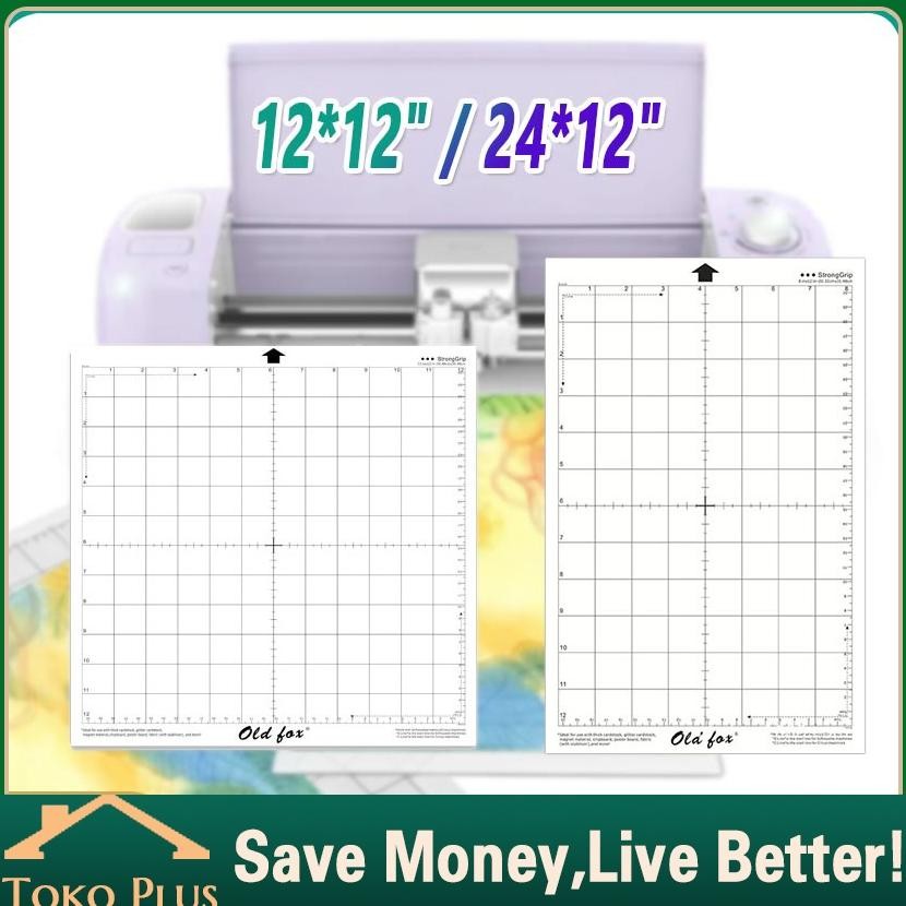 

[original] cutting mat transparent adhesive mat with measuring grid utk silhouette cameo 12 * 12 inch 24* 12 inch for die cutting machine cutting die diy [terlaris] [terbaik]