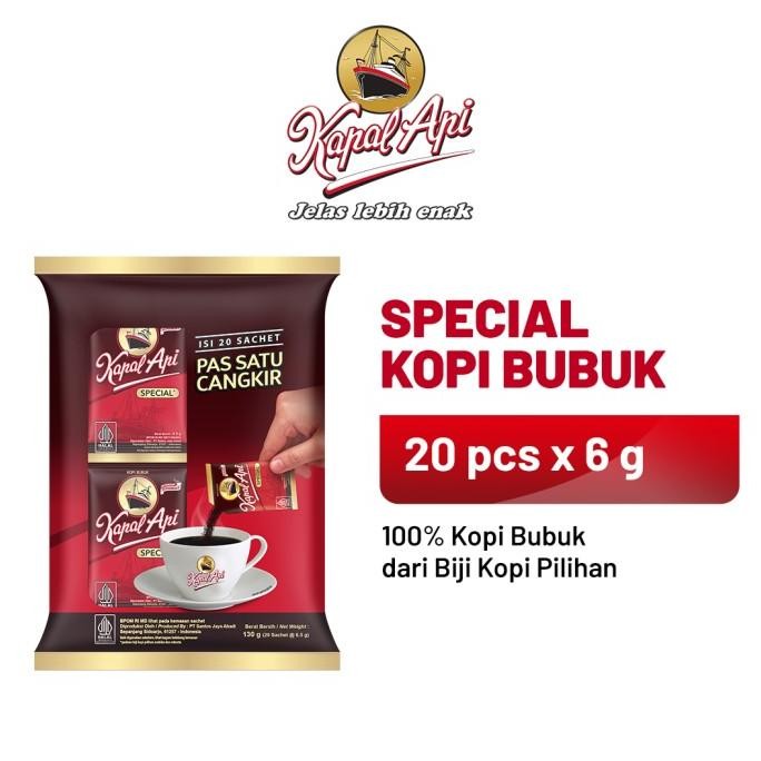 

Grosir Kapal Api Special 5 Bag (20 X 6 Gr)