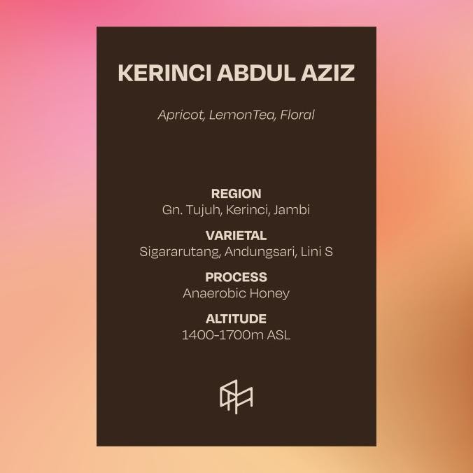 

Grosir Kerinci Abdul Aziz Anaerobic Honey (Filter)