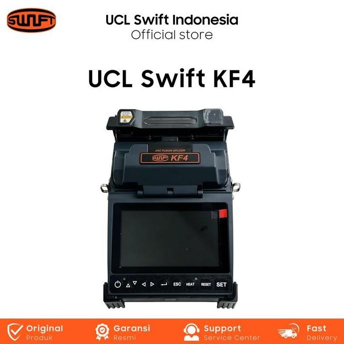 TERBARU - Fusion Splicer UCL Swift KF4 (Tool penyambung fiber optic)