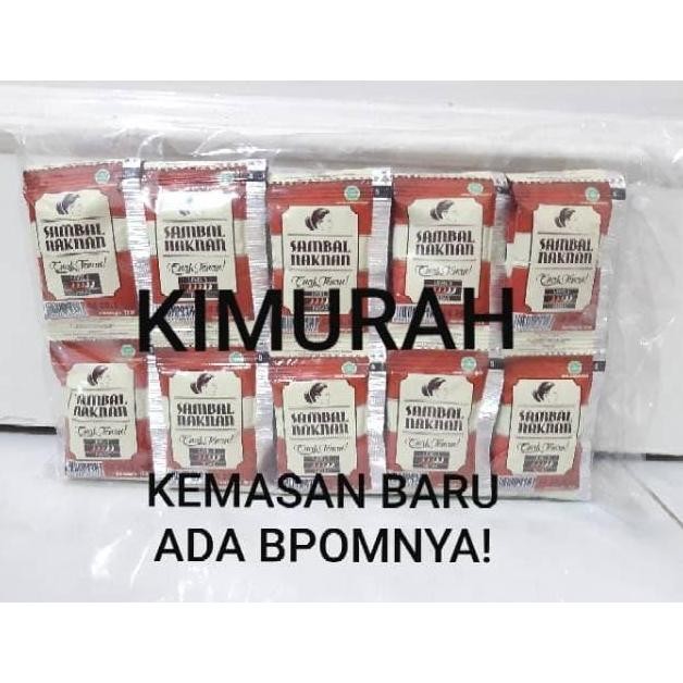 

sambal bawang NAKNAN, enak tenan, level 3, sachet