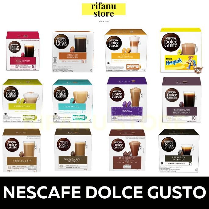 

Grosir Nescafe Dolce Gusto Capsule Coffee Ndg Original All Varian 1 Box