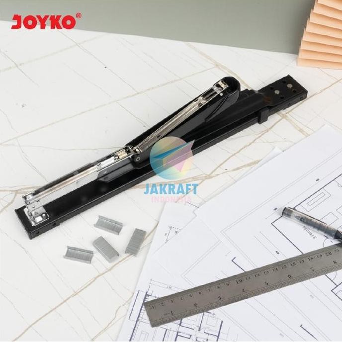 

ready (1 Unit) Stapler Hekter Panjang JOYKO HD-35LA Jilid Tengah Buku Refill Isi Staples No.3 / No.3E murah