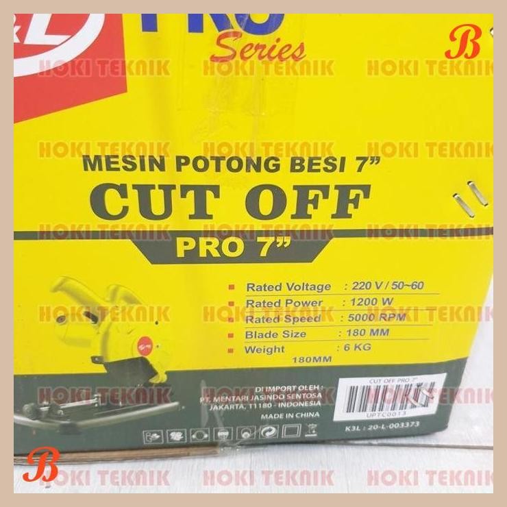 [HKT] HL PRO MESIN CUT OFF 7" INCH H&L MESIN POTONG BESI 7 INCH