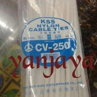 

tyS KSS NYLON CABLE TIES CV-250/250X4,8MM PUTIH
